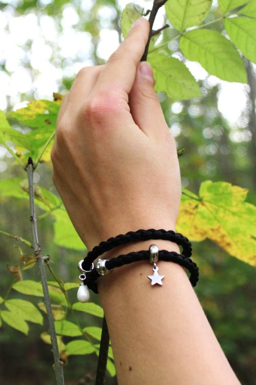 Armbånd af hestehår – blade smykker af hestehår